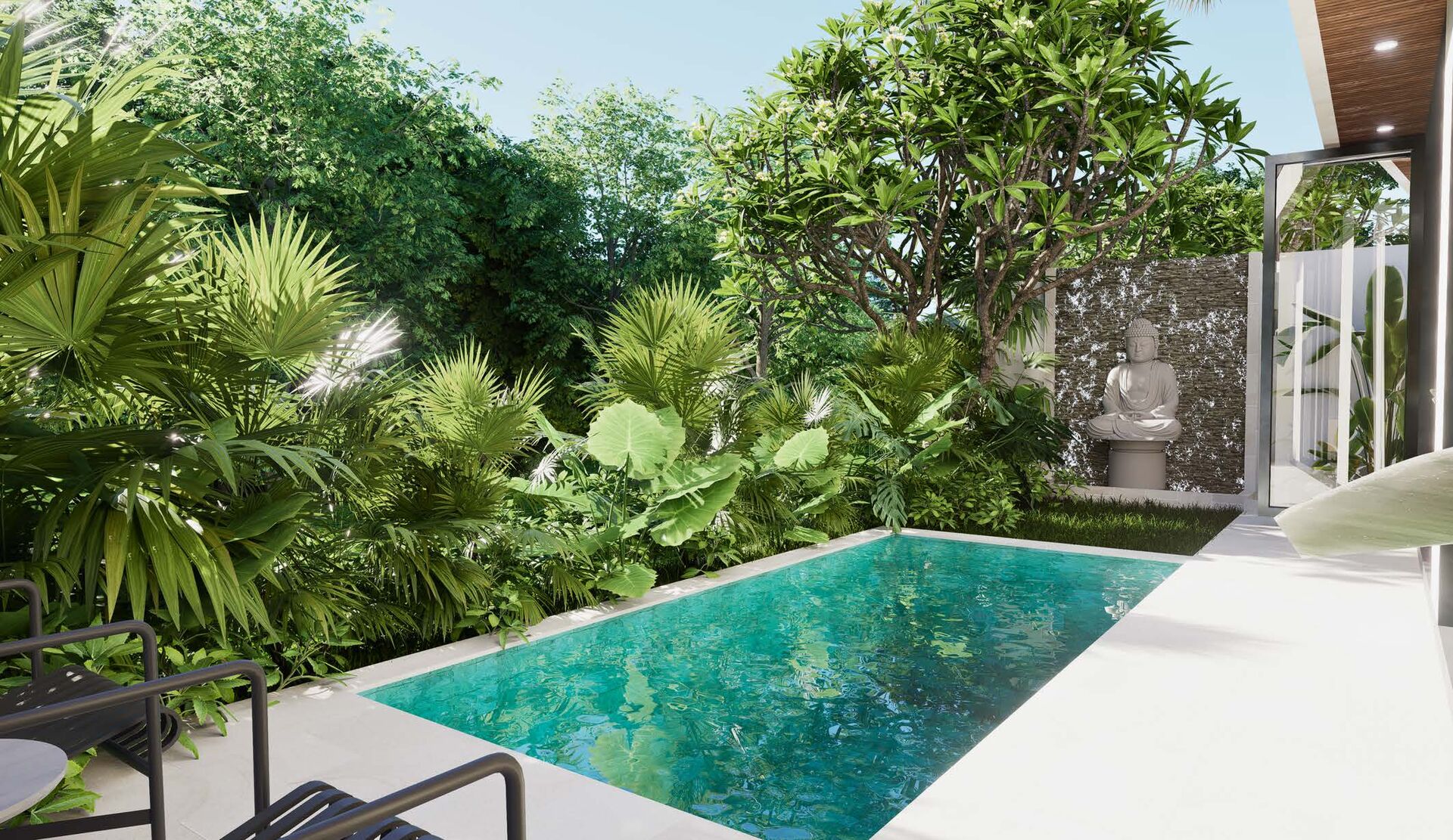 Rendering · 2-bedroom villa